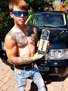 Pabst Blue Ribbon Beer Vintage Thermometer Sign