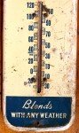 Pabst Blue Ribbon Beer Vintage Thermometer Sign