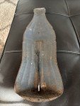 1950s Coca-Cola Tin Thermometer Sign - 16 inches