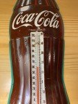 Donasco Coca-Cola Die-Cut Metal Thermometer Sign