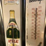 Vintage A-Treat Soda Advertising Thermometers Set
