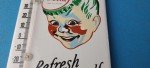 Vintage Coca-Cola Porcelain Soda Bottle Thermometer