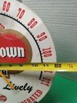 Old Crown Beer Ale Metal Thermometer Inner Piece