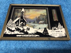 Ebensburg PA Beer Distributor Vintage Thermometer 1954