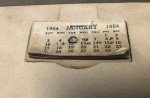 Ebensburg PA Beer Distributor Vintage Thermometer 1954