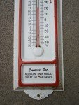 1950s Empire Agricultural Metal Wall Thermometer