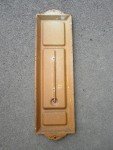 1950s Empire Agricultural Metal Wall Thermometer