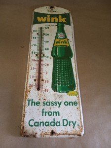 Antique Advertising Thermometer - Canada Dry Soda