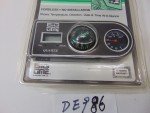 Vintage Black Auto and Boat Thermometer Compass