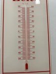 Coca-Cola Plexiglass Thermometer - Vintage Charm