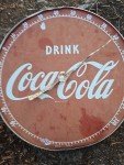 Retro 50's Coca-Cola Thermometer Shell Design