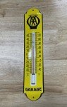 Vintage AA Garage Thermometer Metal Sign 12”