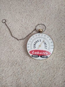 Labatt's Vintage Beer Ale Thermometer