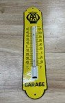 Vintage AA Garage Thermometer Metal Sign 12”