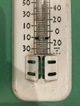 Gillespie Auto Chevy Bowtie Vintage Thermometer Sign