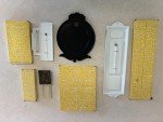 4 Retro Advertising Thermometers in Box