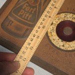 Fort Pitt Beer 1950s Embossed Advertising Thermometer
