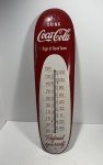 1950s Coca-Cola Metal Cigar Thermometer Vintage