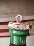 Coca-Cola Vintage Thermometer Tin Bottle Sign 16”