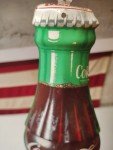 Coca-Cola Vintage Thermometer Tin Bottle Sign 16”