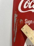 1950s Coca-Cola Metal Cigar Thermometer Vintage