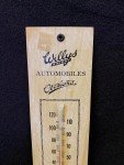 Willy's Knight Vintage Automobiles Advertising Thermometer