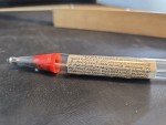 BrewMaster Beer Thermometer in Wooden Box