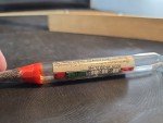 BrewMaster Beer Thermometer in Wooden Box