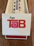 Tab Cola Vintage Thermometer Advertising Sign