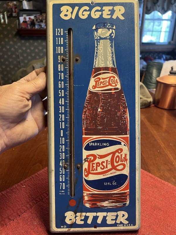 Pepsi Advertising Thermometers