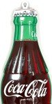 Vintage Coca-Cola Tin Thermometer - 17" Tall