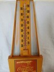 Vintage Coca Cola Outdoor Thermometer - Works Great