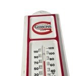 GIBBONS Beer & Ale Vintage Metal Thermometer
