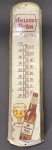 Large Meister Brau Beer Advertising Thermometer - 36