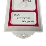 GIBBONS Beer & Ale Vintage Metal Thermometer