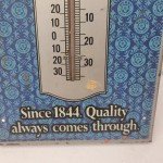 Pabst Blue Ribbon Vintage Metal Thermometer Sign