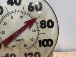 Ohio Thermometer Co. Jumbo Dial Vintage Thermometer