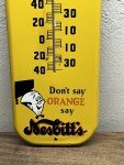 Nesbitt's Soda Vintage Tin Wall Thermometer