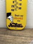 Nesbitt's Soda Vintage Tin Wall Thermometer