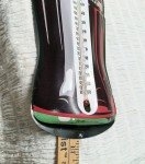 Coca Cola Bottle Metal Tin Thermometer - 16.5