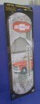 Chevrolet Red Truck Vintage Metal Thermometer
