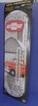 Chevrolet Red Truck Vintage Metal Thermometer