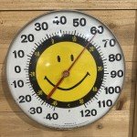 12" Ohio Happy Face Vintage Thermometer