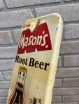 Mason's Root Beer Antique Thermometer Sign 16