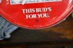 Budweiser Jumbo Dial Thermometer Beer Bar Sign