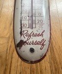 Coca-Cola Large Advertising Thermometer "Sign of Good Taste