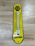 Vintage AA Garage Thermometer Metal Porcelain Sign