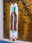 Vintage Coca-Cola Porcelain Thermometer Sign