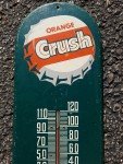 Vintage Orange Crush Wall Thermometer 15"x6