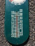 Vintage Orange Crush Wall Thermometer 15"x6